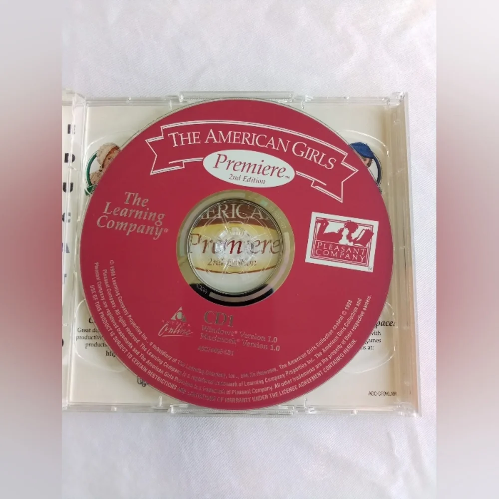 The American Girls Premiere 2nd Edition Education Video Game for Windows PC